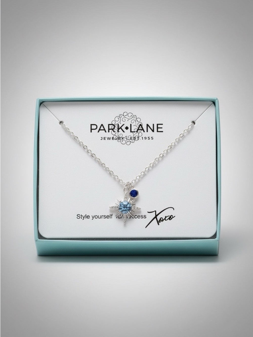 Park Lane Silver Tone "Shiloh" Necklace with Starburst Pendant - NIB